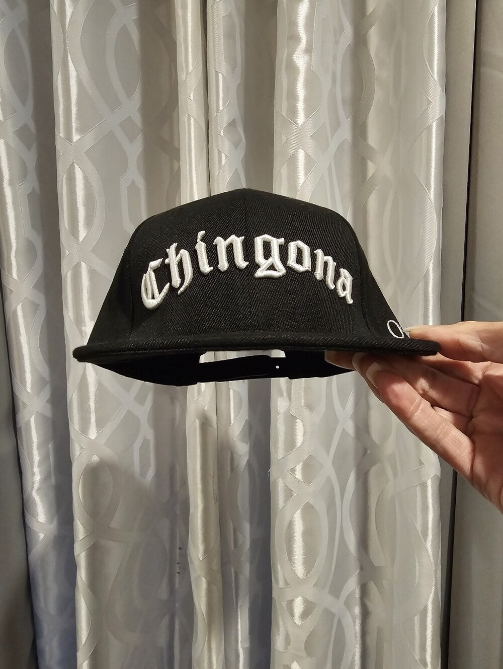 Snapback Hat "Chingona" Black NWOT - Picture 6 of 6